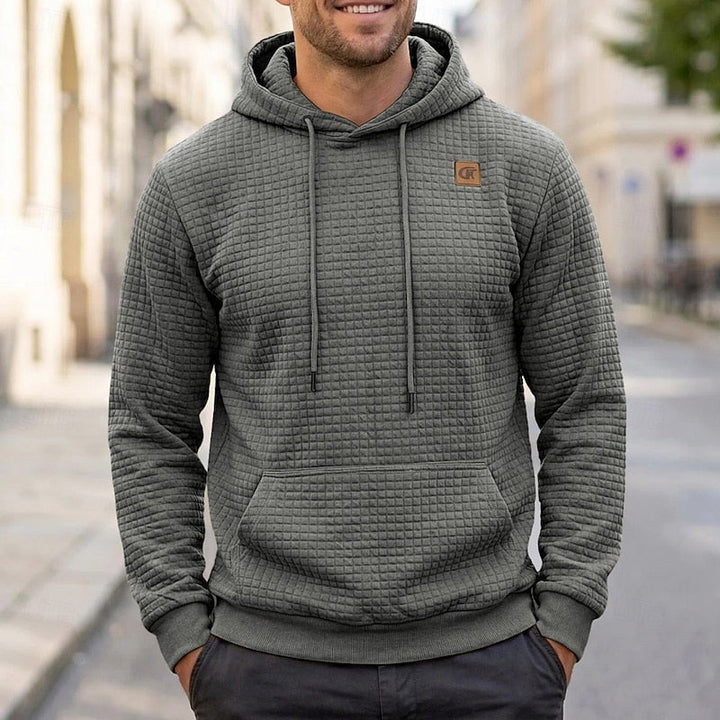 Bryce | Teksturowana Bluza z Kapturem