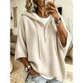 Brooklyn | Luzny Sweter z Kapturem