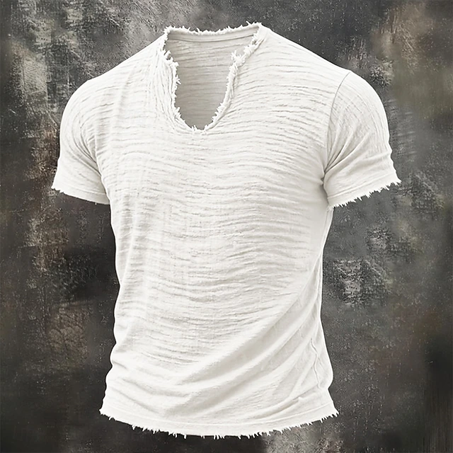 Wyatt | T-shirt z wycięciem w kształcie litery V