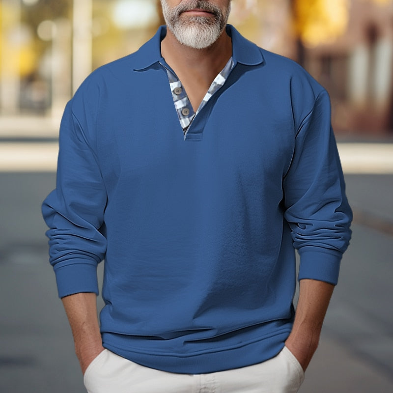 Griffin | Bluza z Kołnierzykiem Polo