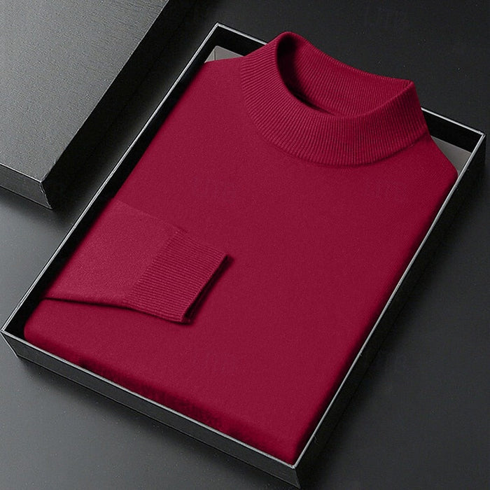 Winston | Elegancki Sweter z Mock Neck
