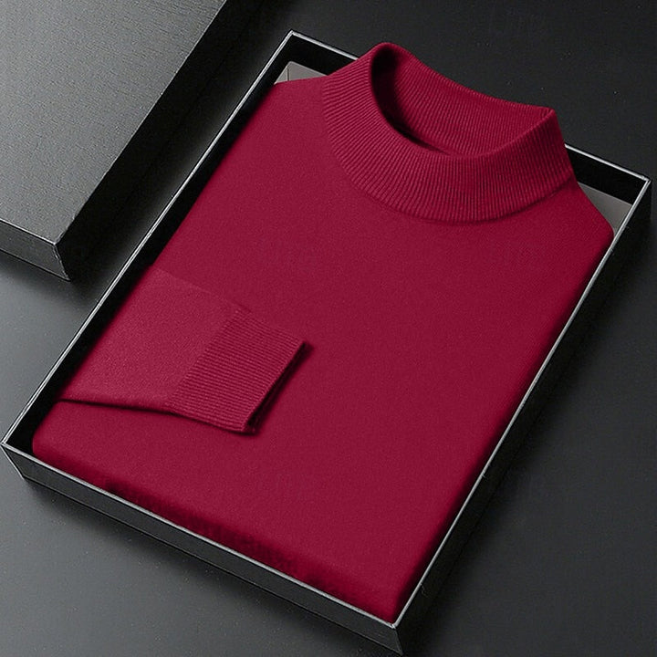 Winston | Elegancki Sweter z Mock Neck