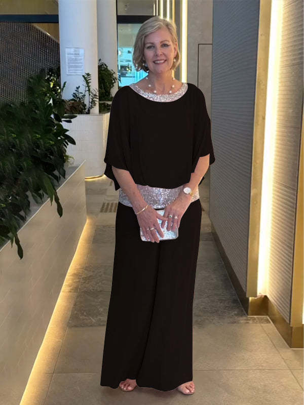 Quinn | Elegancki Zestaw z Szerokimi Rękawami