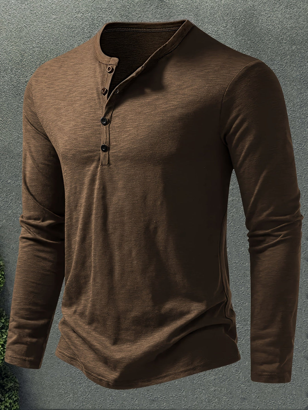 Dalton | Klasyczny Henley z Guzikami