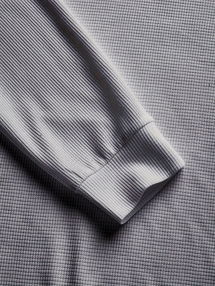 Aaron | Sweter z teksturowanymi łokciami