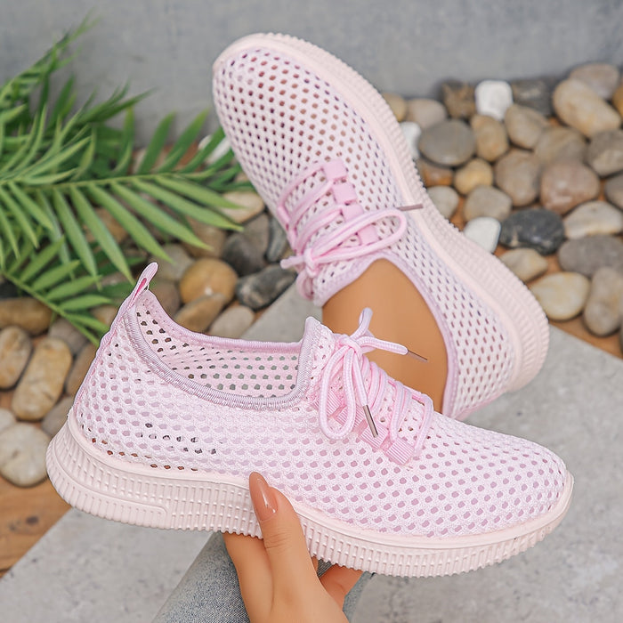 Marina | Przewiewne Sneakersy na Sznurowadła