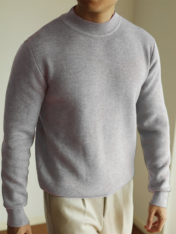 Everett | Elegancki Sweter z Wysokim Kołnierzem