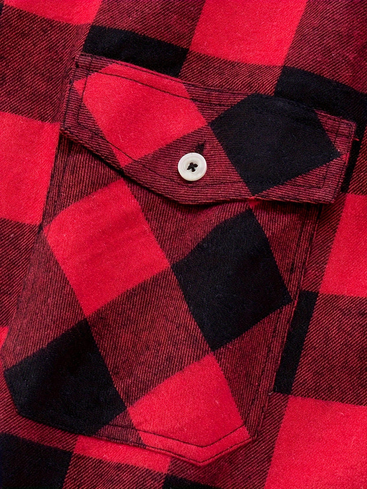 Miles | Klasyczna Koszula Flanelowa w Kratę