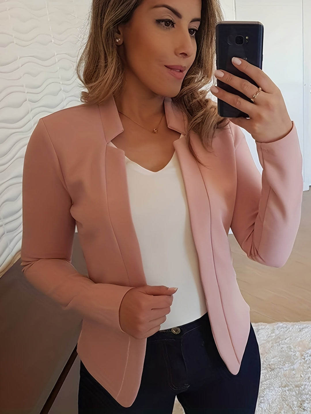 Kirsten | Otwarte Żakiet Dopasowany