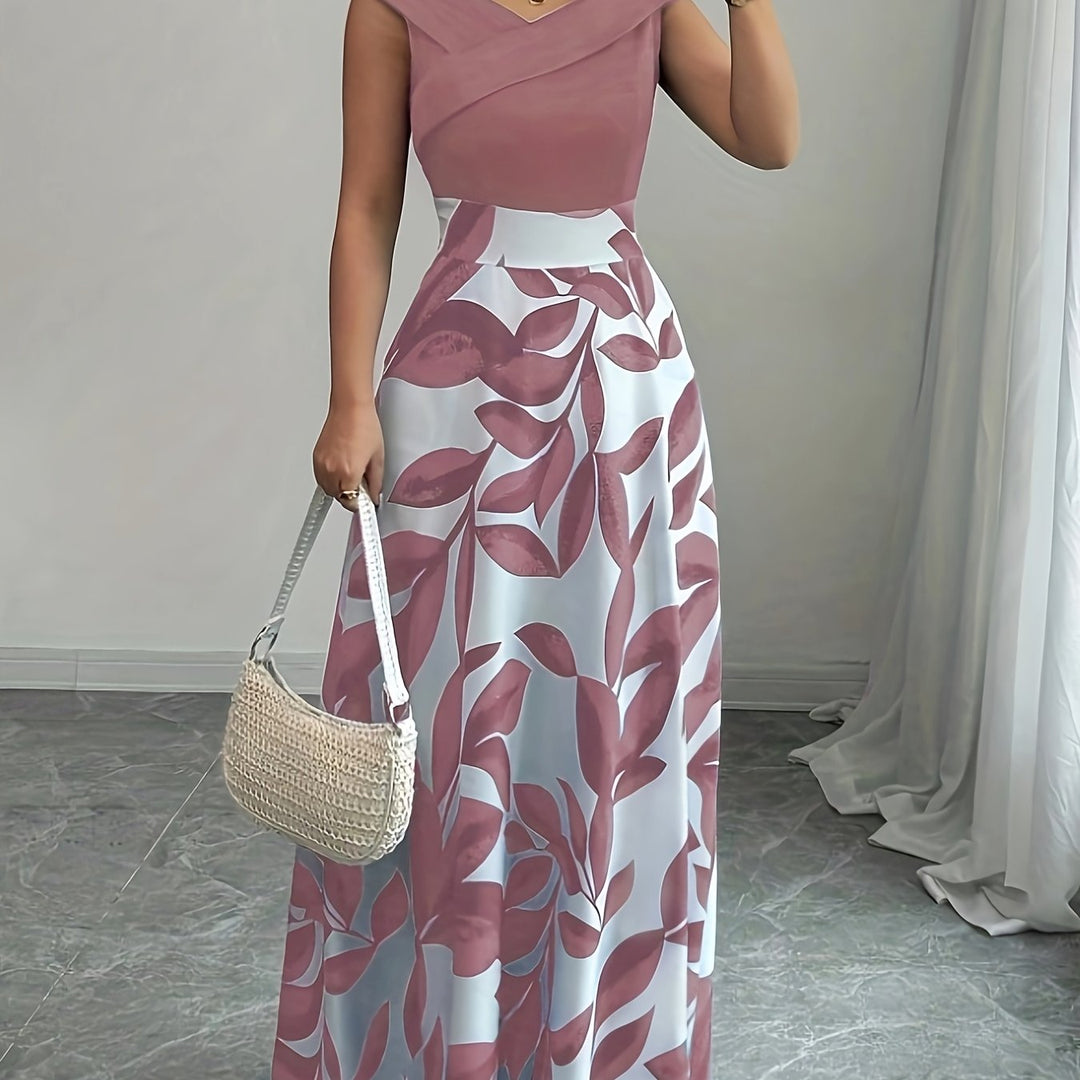 Lucille | Elegancka Kwiatowa Sukienka Maxi