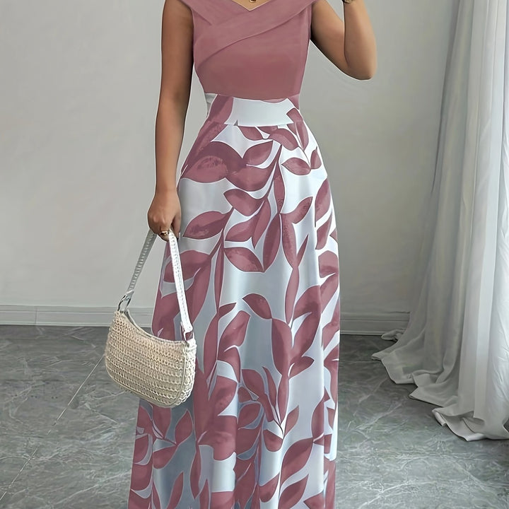 Lucille | Elegancka Kwiatowa Sukienka Maxi