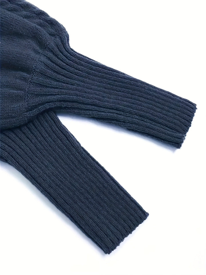 Eloise | Sweter z teksturowanym półkołnierzem