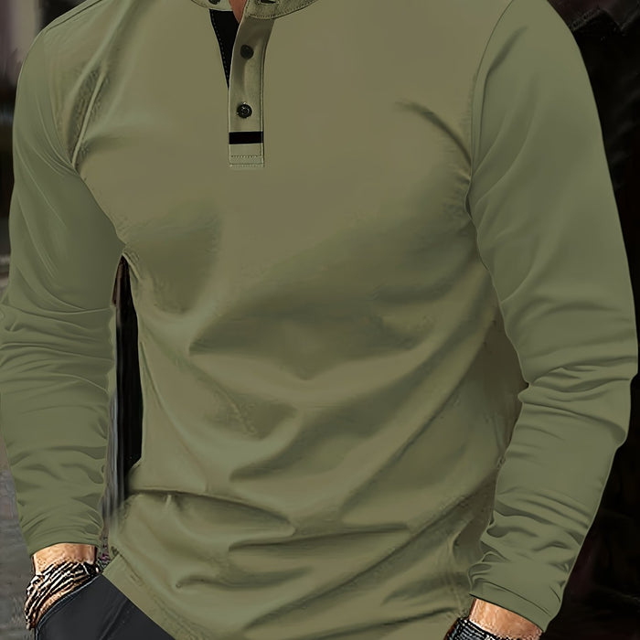 Jasper | Elegancki longsleeve henley