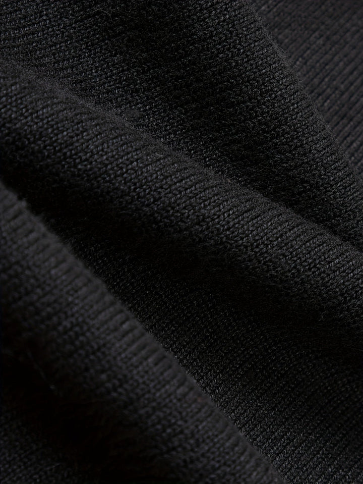 Donovan | Elegancki sweter polo z ćwierć zamkiem