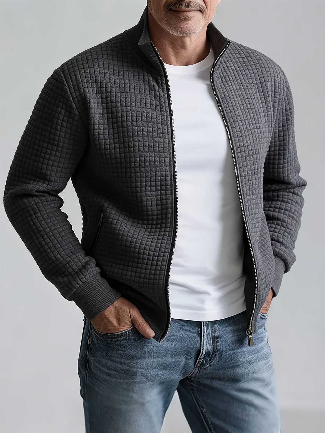 Sullivan | Kurtka z teksturowanym kołnierzem