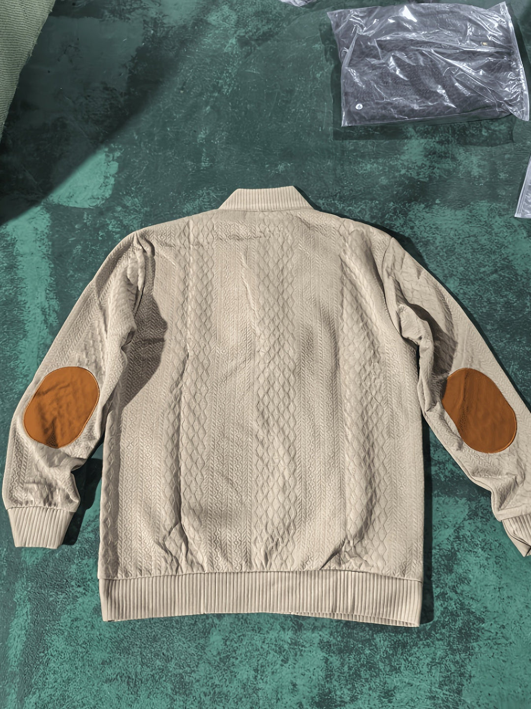 Ronan | Sweter Henley z Stojącym Kołnierzem i Guzikami
