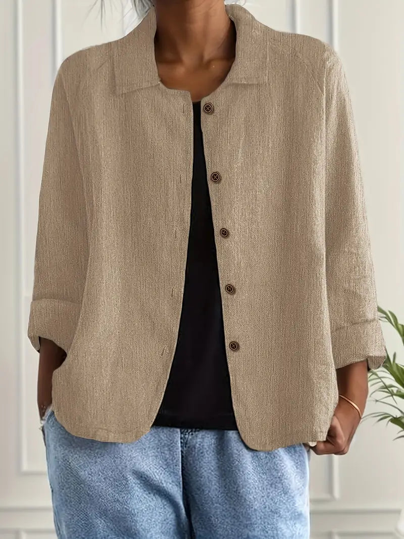 Hannah | Klasyczny Lekki Top na Co Dzień