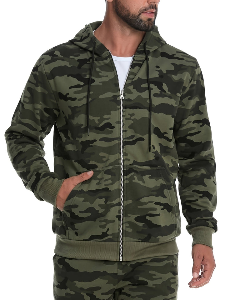 Gavin | Bluza z kapturem na zamek błyskawiczny