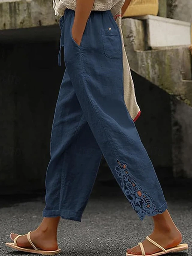 Rosalyn | Luźne Spodnie 7/8