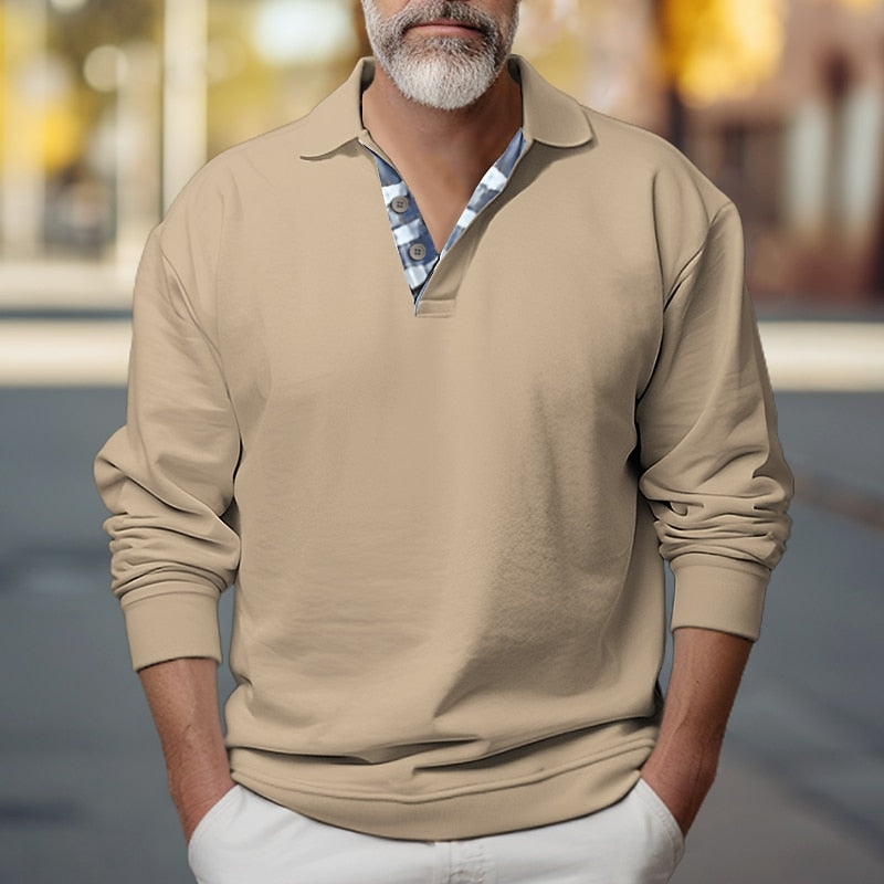 Griffin | Bluza z Kołnierzykiem Polo