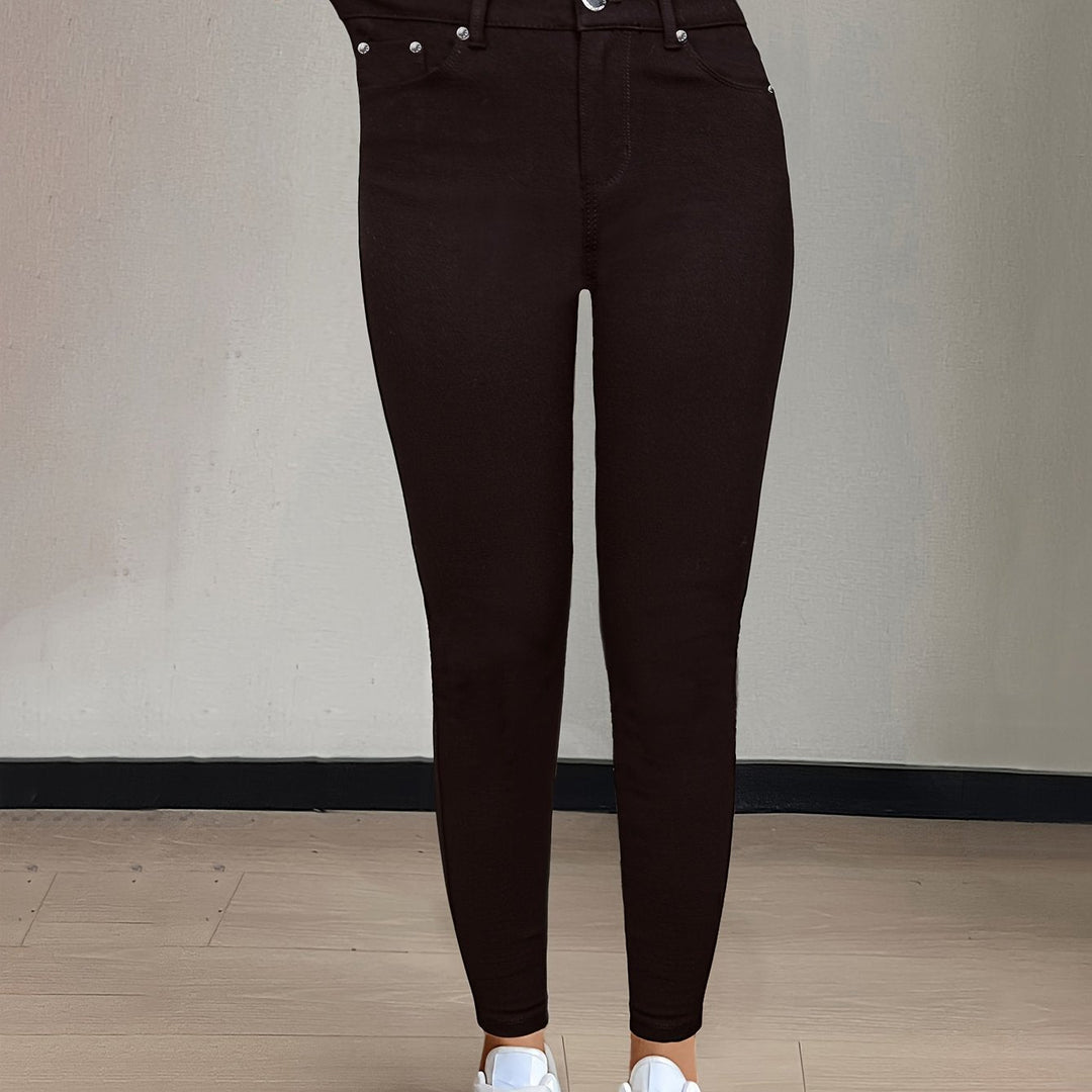 Sylvie | Jeansy Skinny z Wysokim Stanem