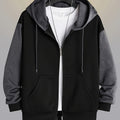Cedric | Kolorowy Blokowany Hoodie na Zamek
