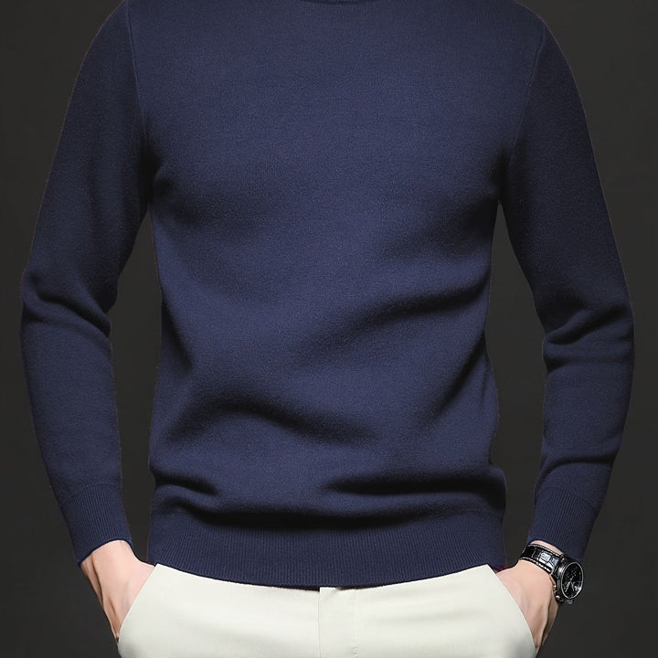 Everett | Elegancki Sweter z Wysokim Kołnierzem