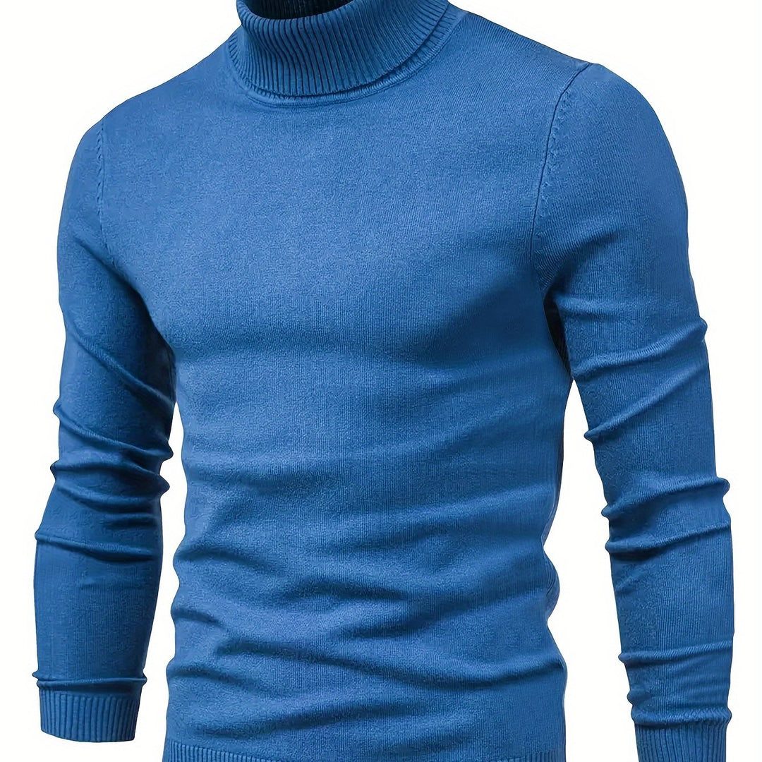 Malcolm | Klasyczny Sweter z Mock-Neck