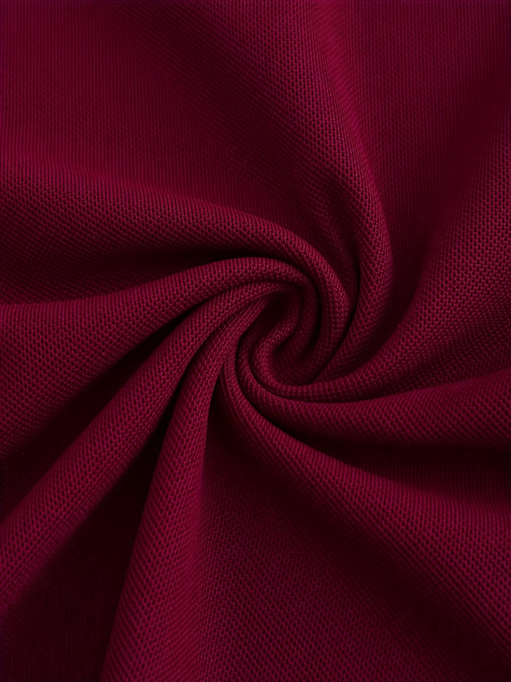 Dalton | Elegancka Koszula Polo z Długim Rękawem