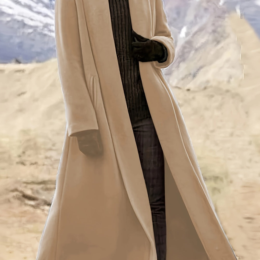 Cordelia | Elegancki Długi Płaszcz