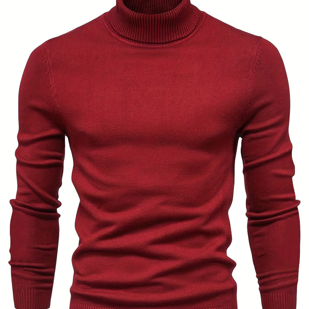 Malcolm | Klasyczny Sweter z Mock-Neck