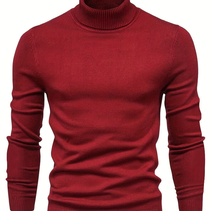 Malcolm | Klasyczny Sweter z Mock-Neck