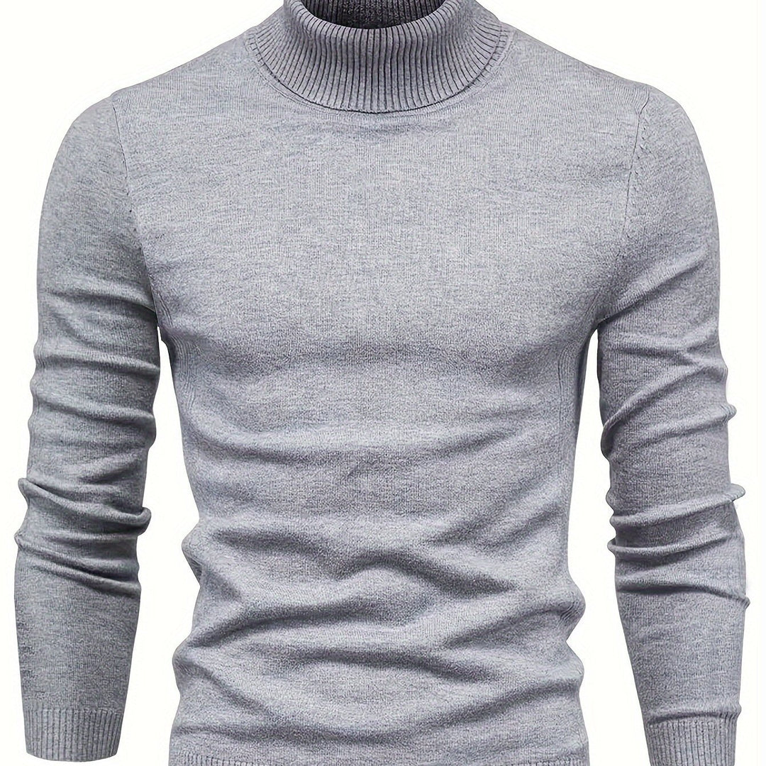 Malcolm | Klasyczny Sweter z Mock-Neck