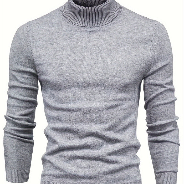 Malcolm | Klasyczny Sweter z Mock-Neck