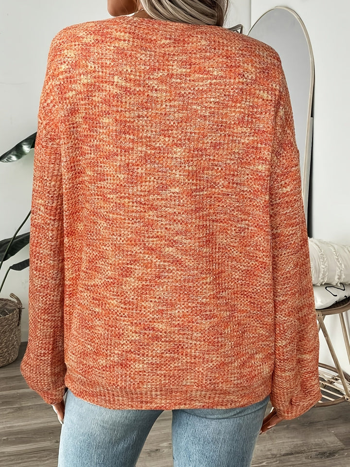 Katrina | Luźny Sweter Waflowy