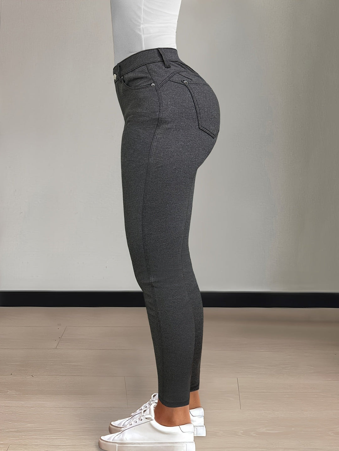 Sylvie | Jeansy Skinny z Wysokim Stanem