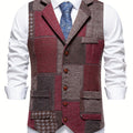 Tobias | Kamizelka w stylu patchwork