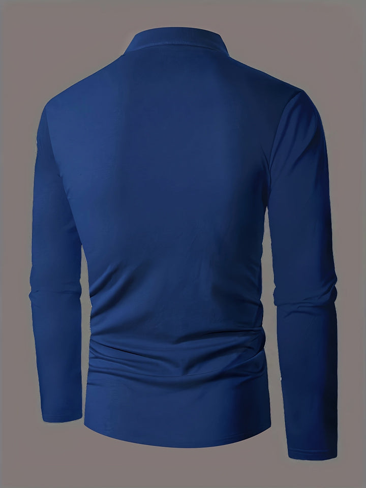 Jasper | Elegancki longsleeve henley