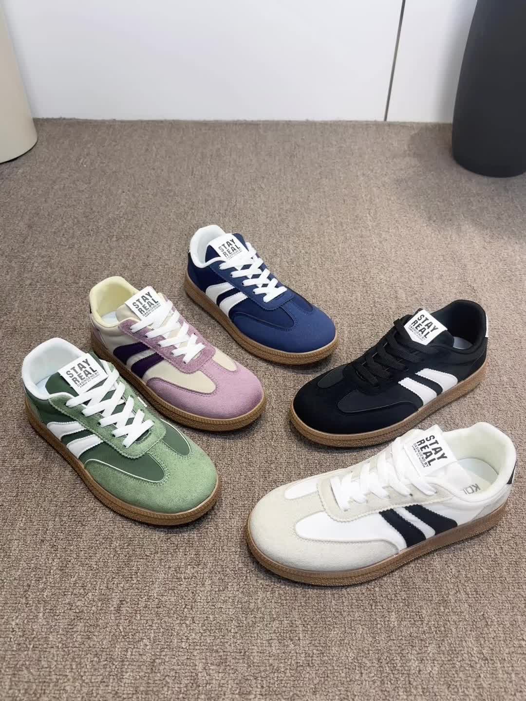 Lena | Klasyczne Sneakersy na Sznurowadła