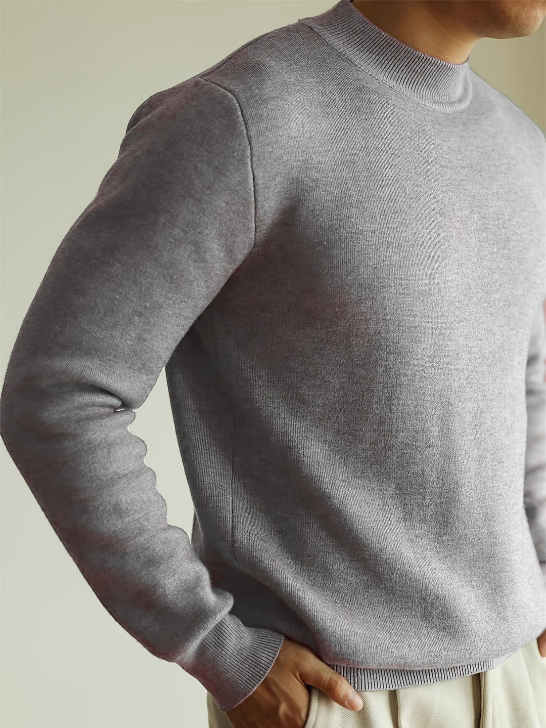 Everett | Elegancki Sweter z Wysokim Kołnierzem