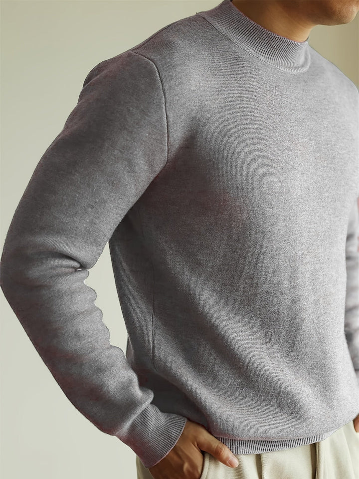 Everett | Elegancki Sweter z Wysokim Kołnierzem