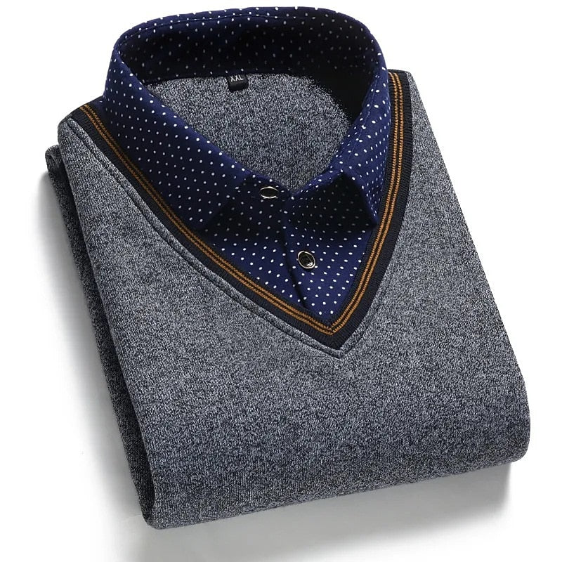Wallace | Elegancki Sweter z Mock-Kolnierzem