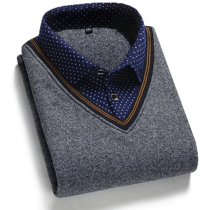 Wallace | Elegancki Sweter z Mock-Kolnierzem