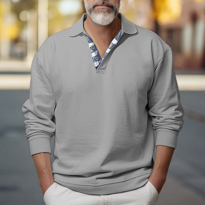 Griffin | Bluza z Kołnierzykiem Polo
