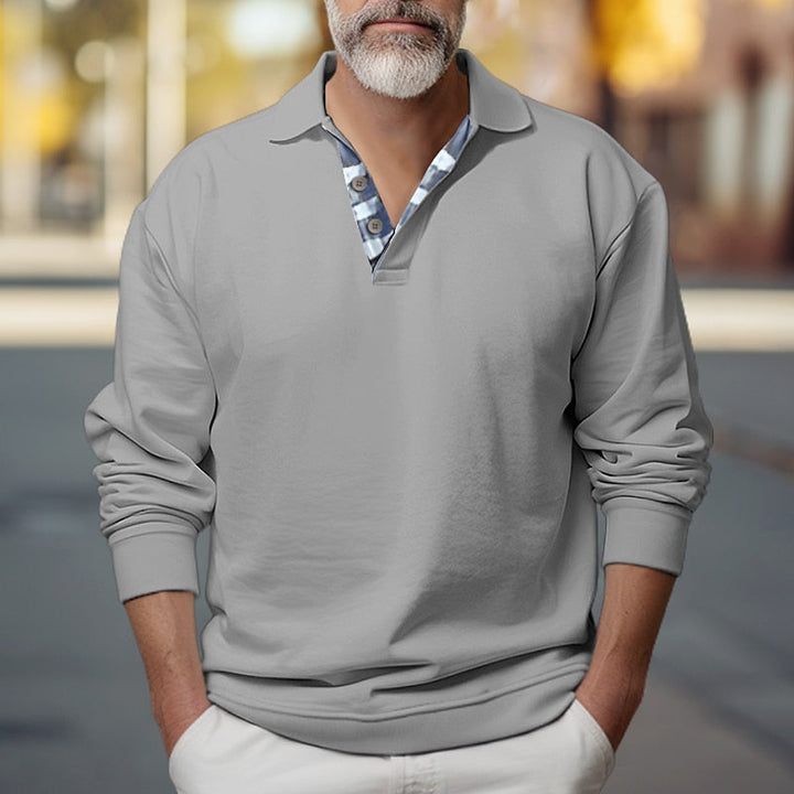 Griffin | Bluza z Kołnierzykiem Polo