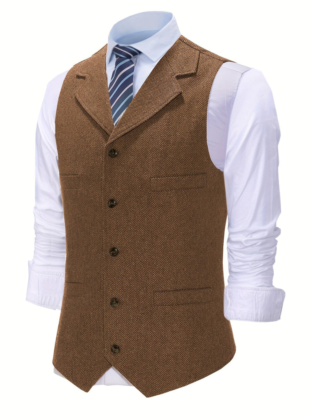 Byron | Elegancka Kamizelka W Kratę