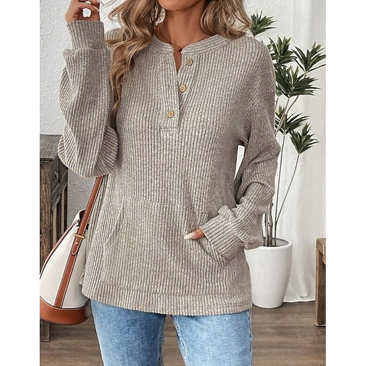 Sabine | Luźna bluzka Henley