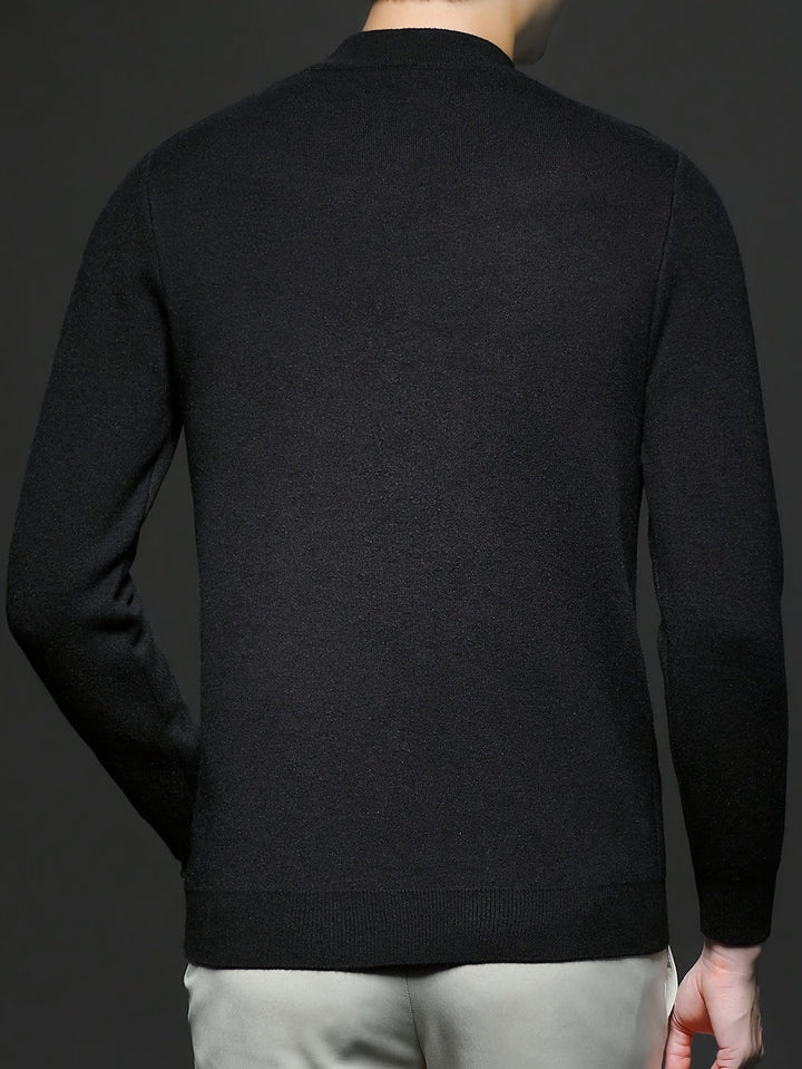 Everett | Elegancki Sweter z Wysokim Kołnierzem
