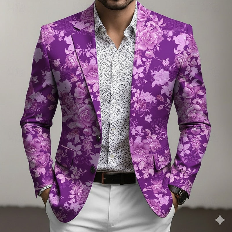 Beckett | Elegancki blazer w kwiatowy wzór