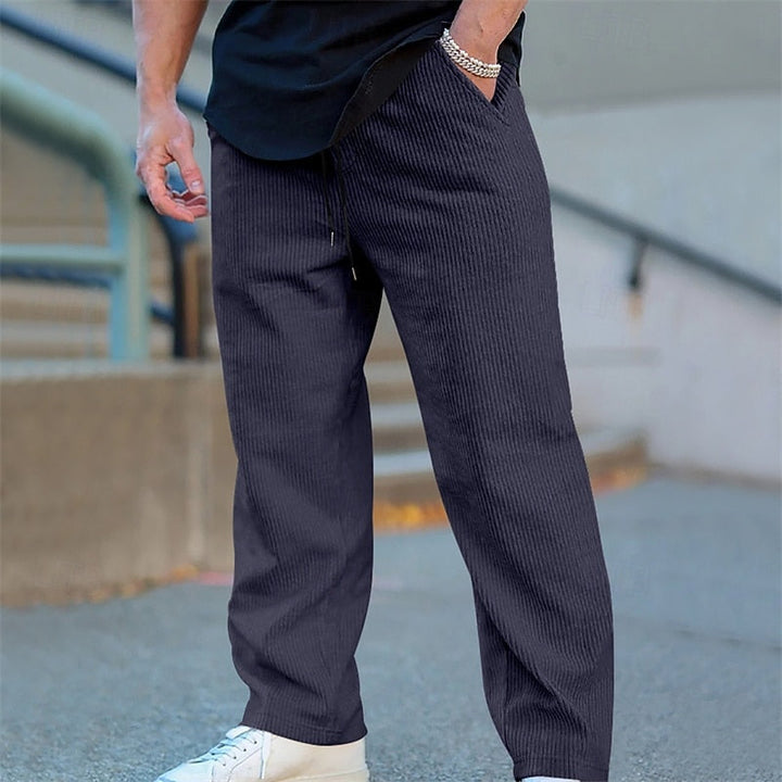 Crosby | Luźne Spodnie Żebrowane